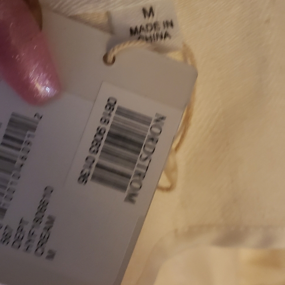 Prima Cream LINEN Duster/Light Trench. Sz Med. NWTs - Picture 6 of 6